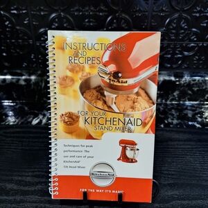 🖤 Free W Bundle ~ KitchenAid Stand Mixer Instructions and Recipes Cookbook